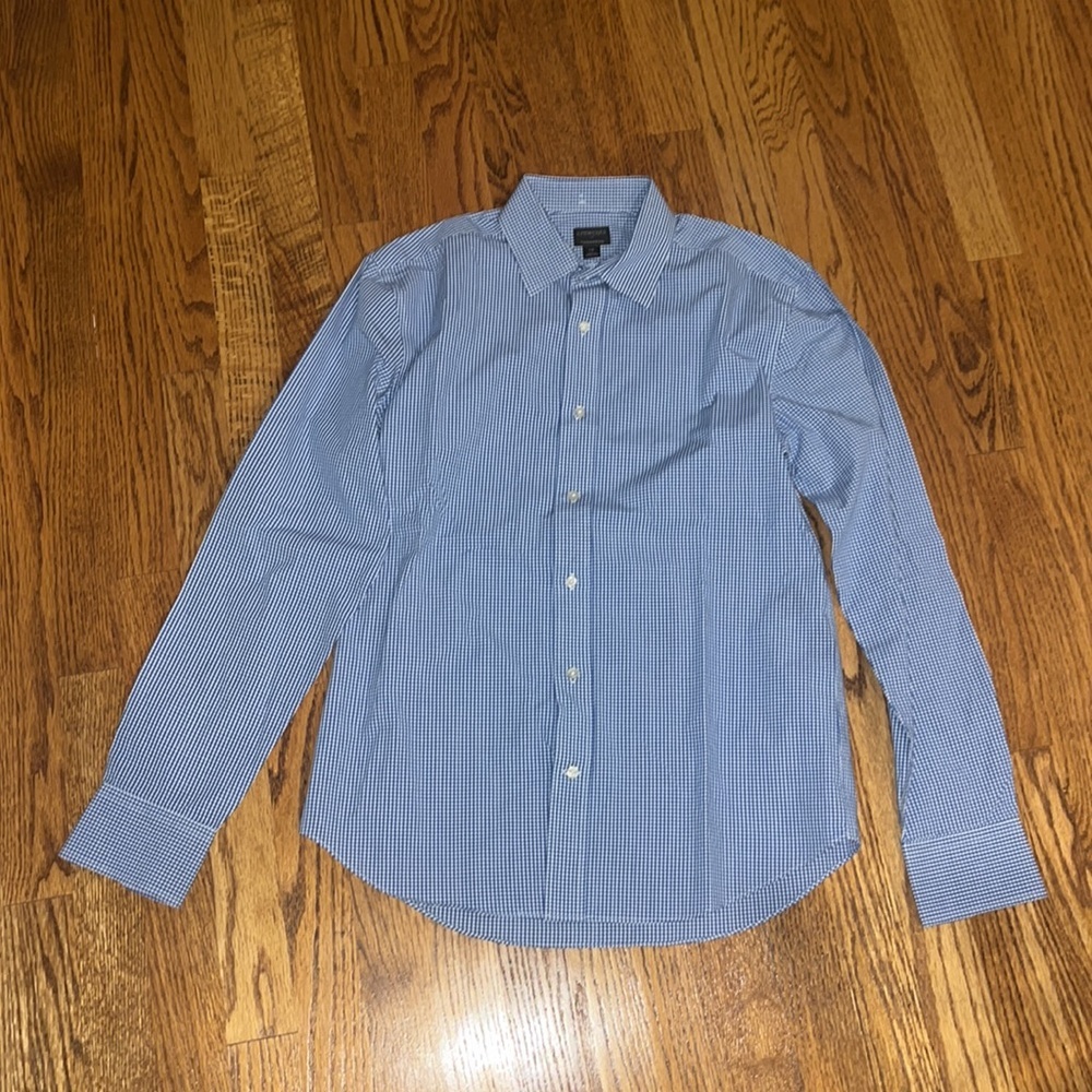 Crewcuts Thompson Boy’s Blue Dress Shirt Size 16